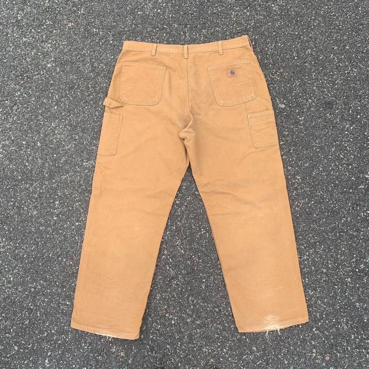 Carhartt CARHARTT TROUSERS DUCK CANVAS WORK WEAR CARPENTER PANTS Size US 39 - 7 Thumbnail