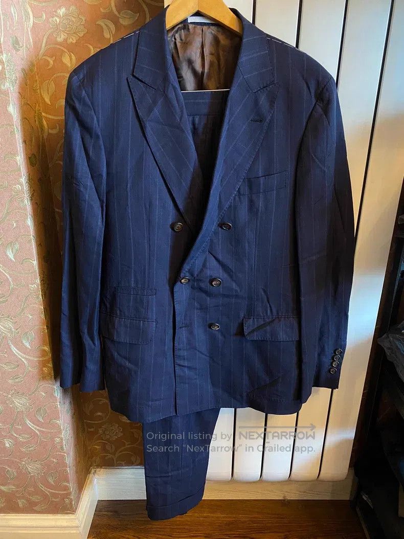 Brunello Cucinelli brunello cucinelli Suit set, wool, linen, and silk blended Size 50L - 1 Thumbnail
