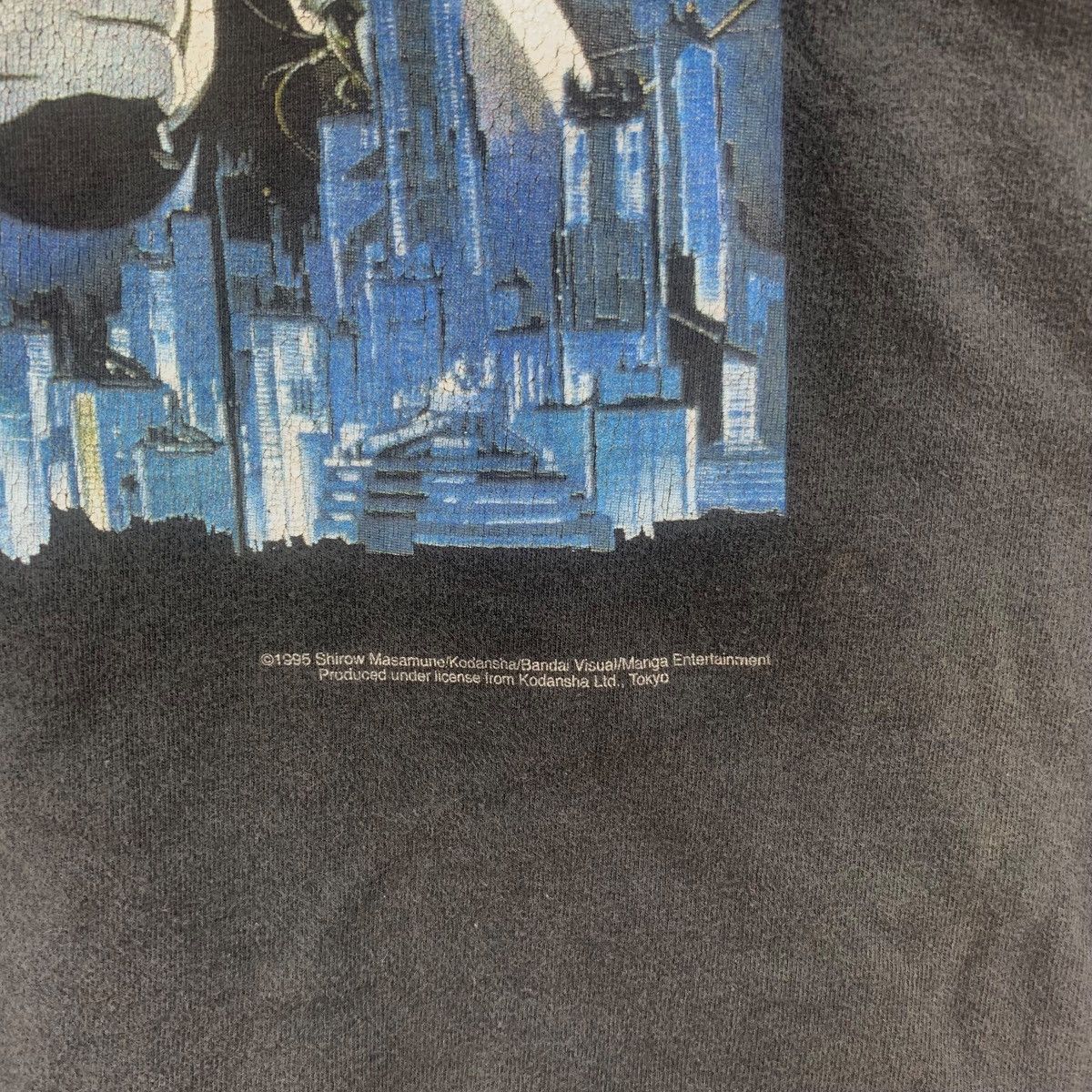 Anime Vintage 1995 GHOST IN THE SHELL Cyber Punk Tee Shirt Top Size US M / EU 48-50 / 2 - 6 Thumbnail