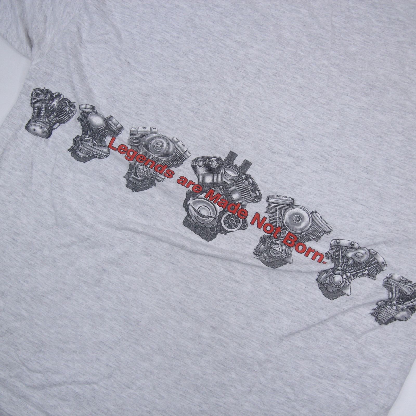 Harley Davidson × Vintage Vintage Harley Davidson Allover Print V-twin Graphic T Shirt Size US XL / EU 56 / 4 - 7 Thumbnail