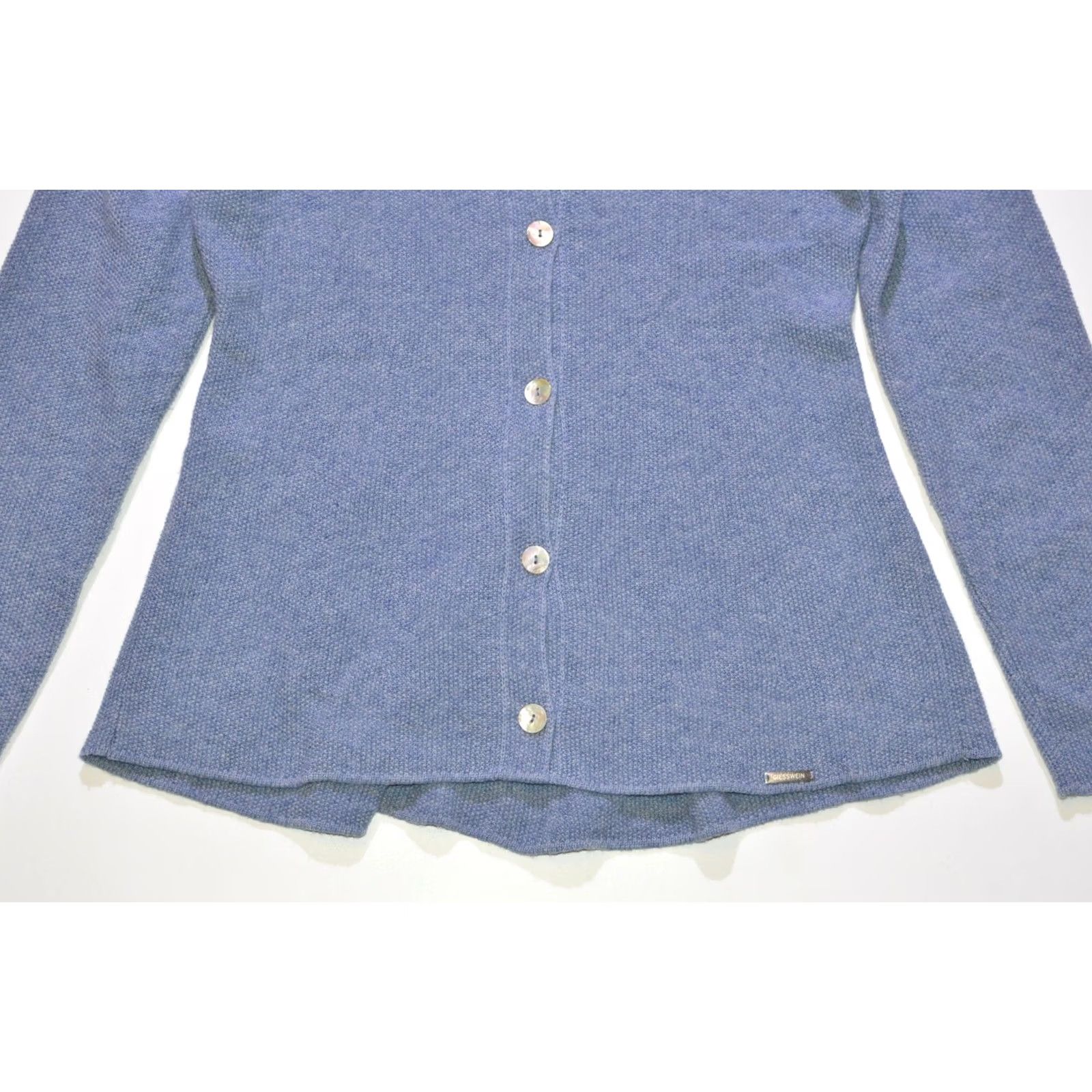 Vintage VINTAGE Giesswein Lieselotte Virgin Wool Cardigan Sweater Women Blue 42 Wool Giesswein Womens Cardigan Sweater 42 Austria Size M / US 6-8 / IT 42-44 - 3 Thumbnail