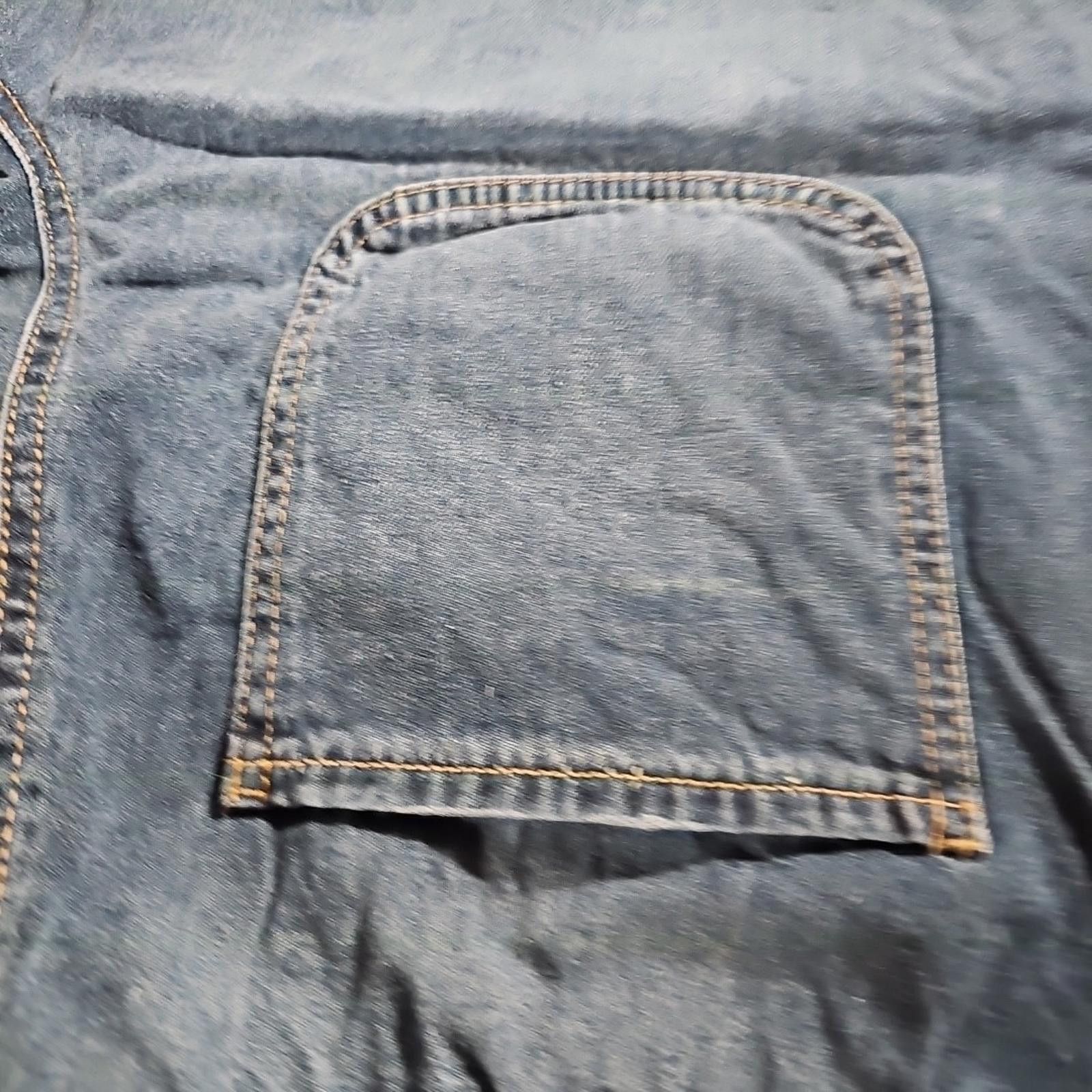 Other Project Indigo Sz L Denim Drawstring Shorts Size 36" / US 14 / IT 50 - 6 Thumbnail