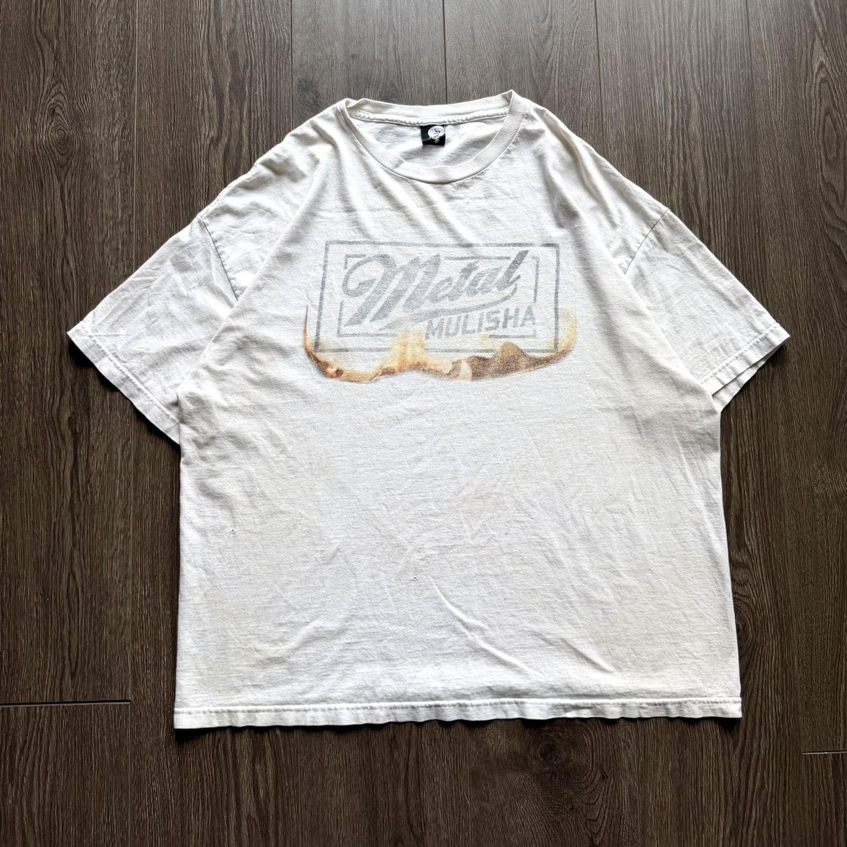 Metal Mulisha VINTAGE Metal Mulisha Shirt Mens XL White Logo Biker Graphic Tee Streetwear 2000s Y2K Size US XL / EU 56 / 4 - 3 Thumbnail