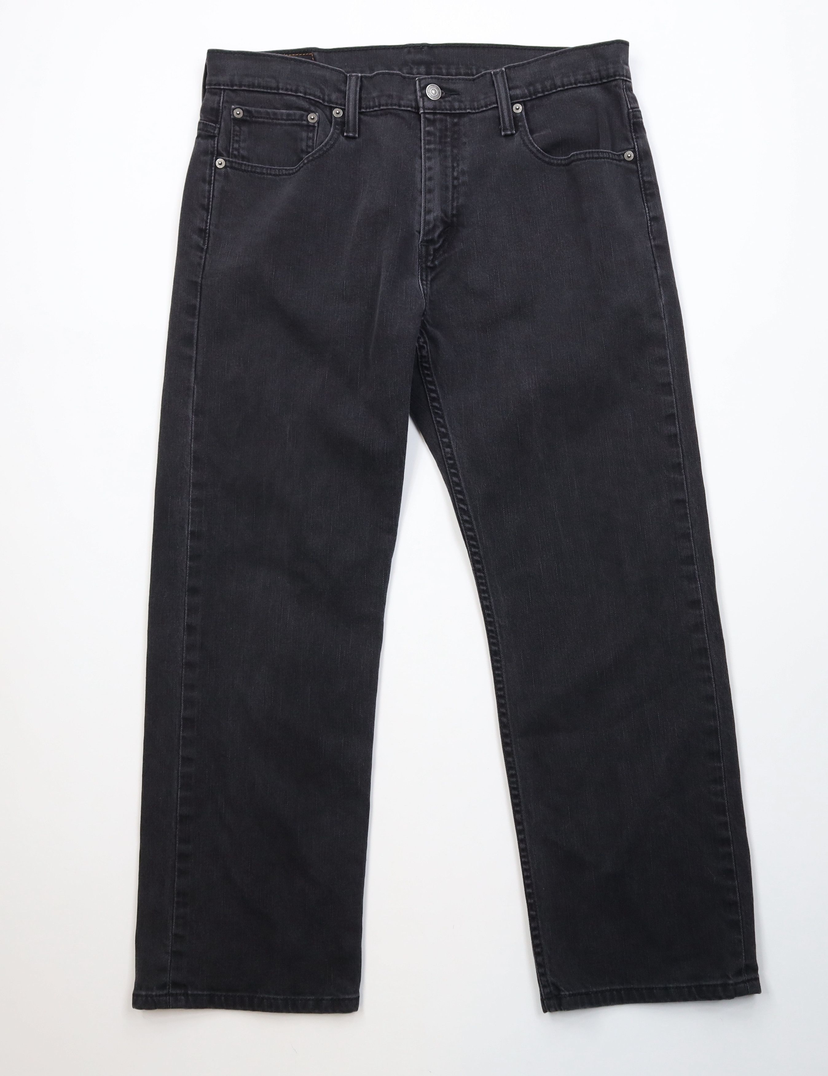 Levi's Vintage Y2K Levis 569 Straight Wide Leg Denim Jeans Black Size US 34 / EU 50 - 1 Thumbnail