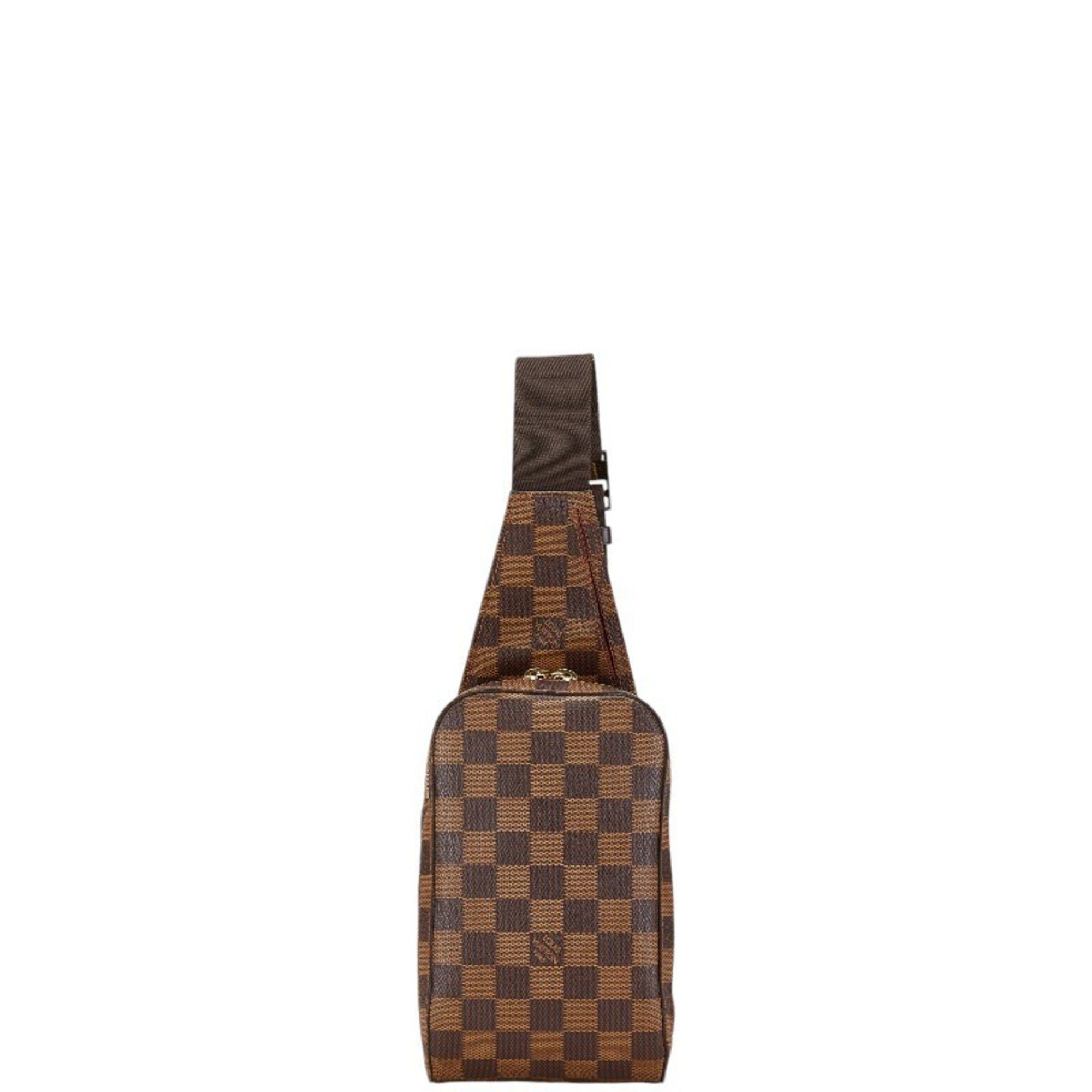 Louis Vuitton Louis Vuitton Damier Geronimos Shoulder Bag Body Waist N51994 Brown PVC Leather Men's LOUIS VUITTON Size ONE SIZE - 1 Thumbnail