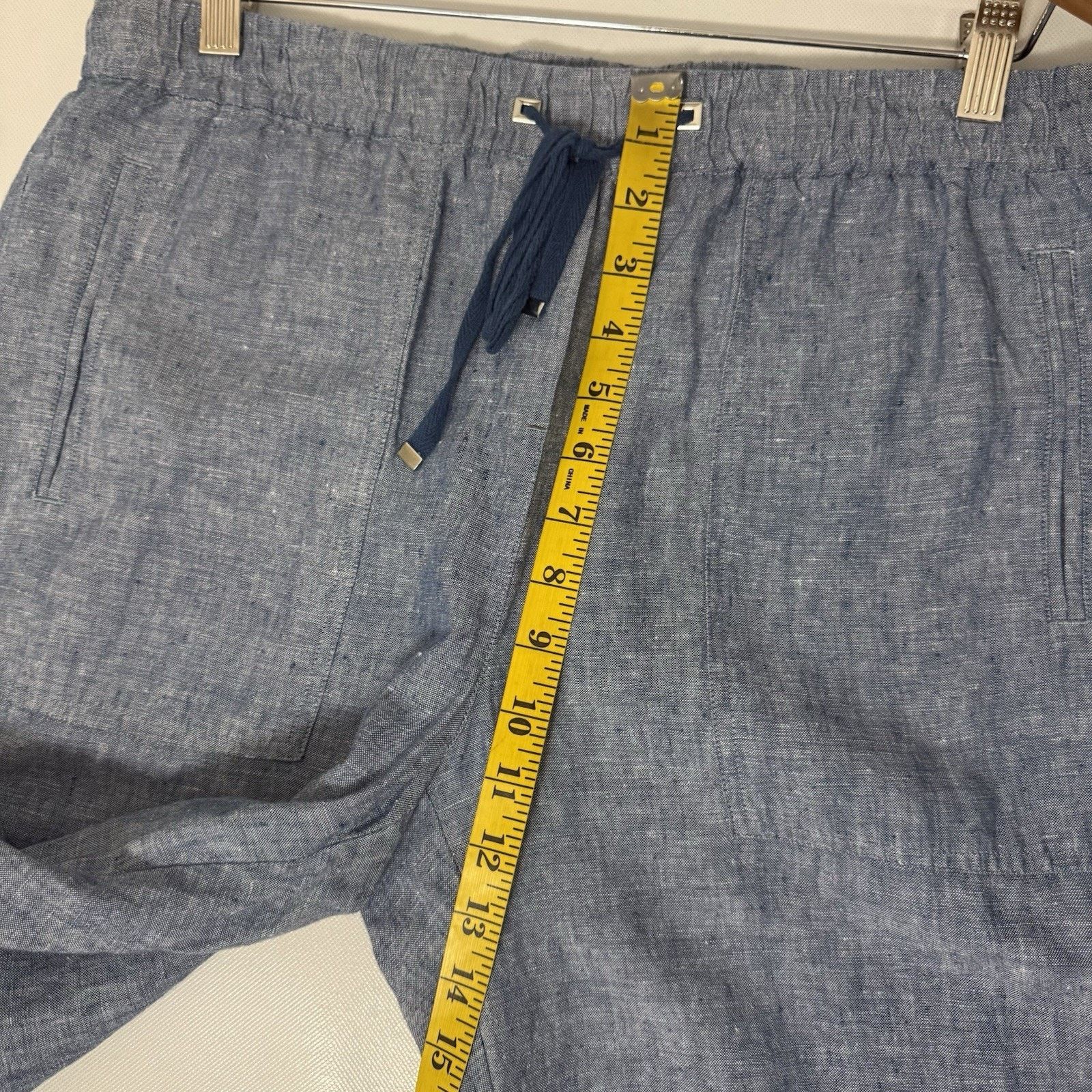 Other Rafaella Linen Pants Blue Casual Beach Nautical Resort Size 34" / US 12 / IT 48 - 6 Thumbnail