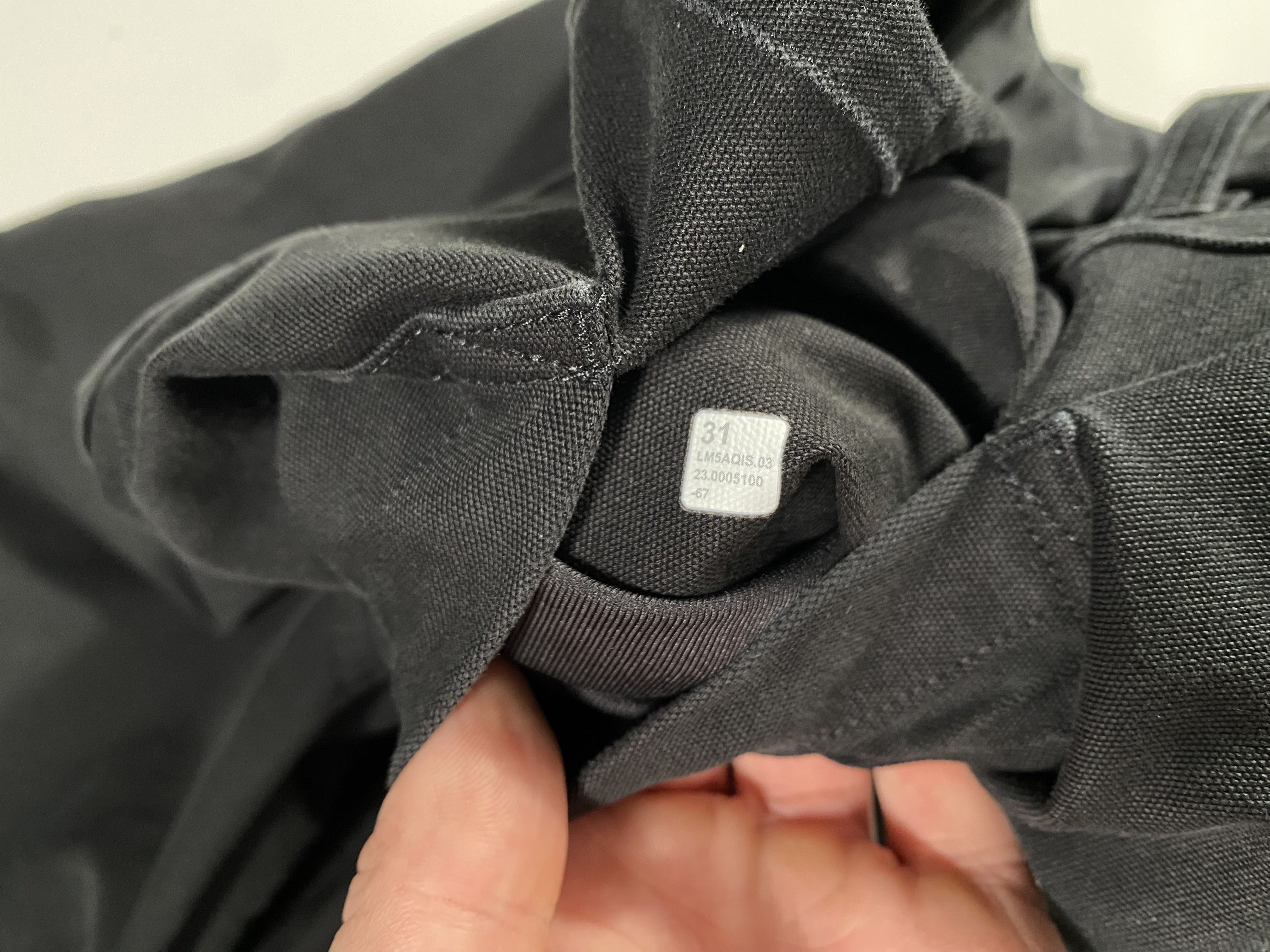Lululemon Lululemon Slim Fit Tech Canvas Pants 32x27 Black Size US 32 / EU 48 - 6 Thumbnail