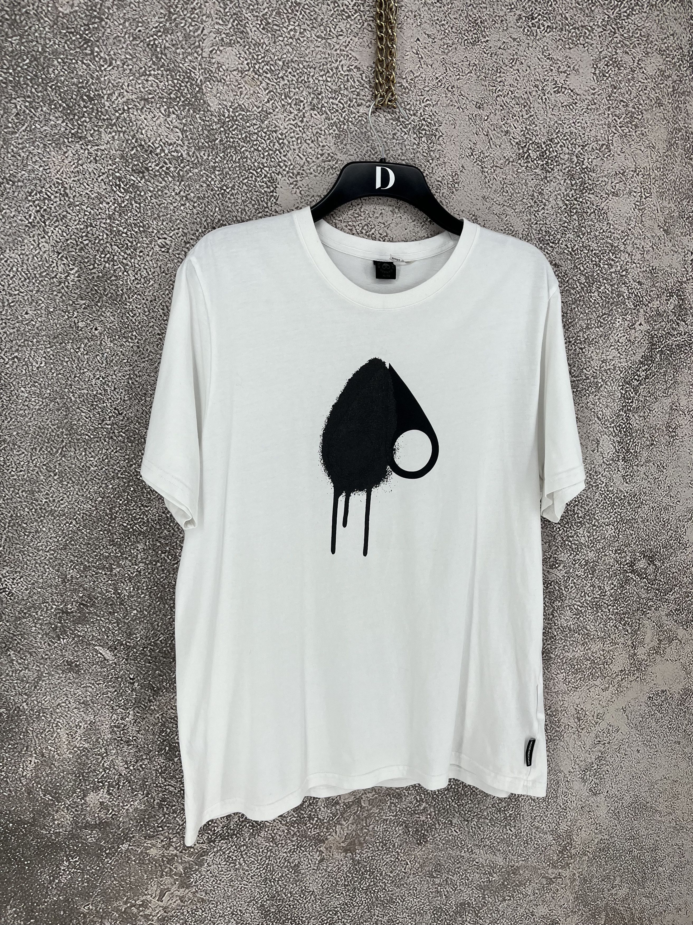 Moose Knuckles Moose Knuckles Augustine T-shirt White With Logo Print Size US XL / EU 56 / 4 - 2 Thumbnail
