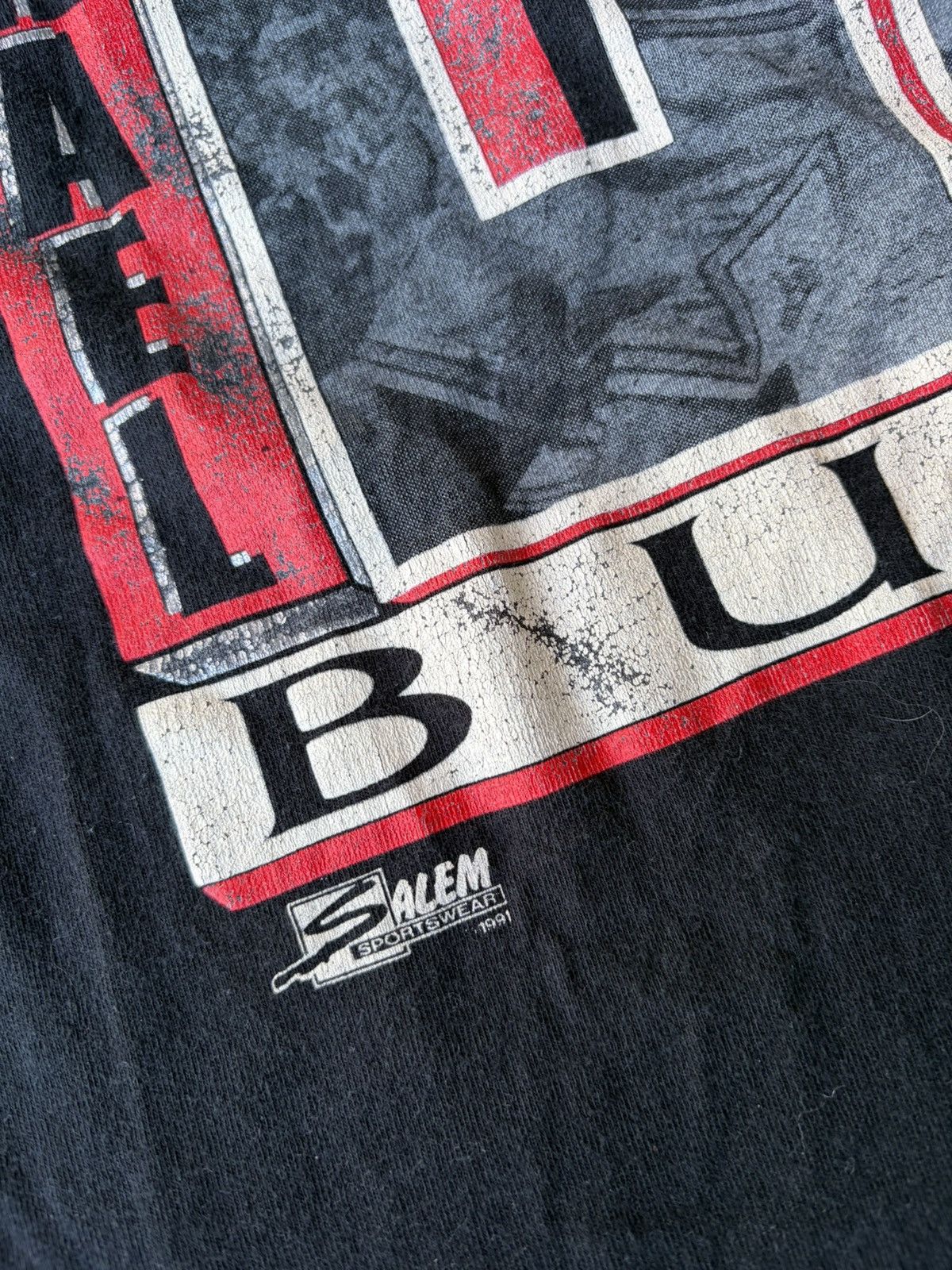 Salem Sportswear Vintage 1991 Salem Sportswear Michael Jordan Tee Size US XL / EU 56 / 4 - 3 Thumbnail
