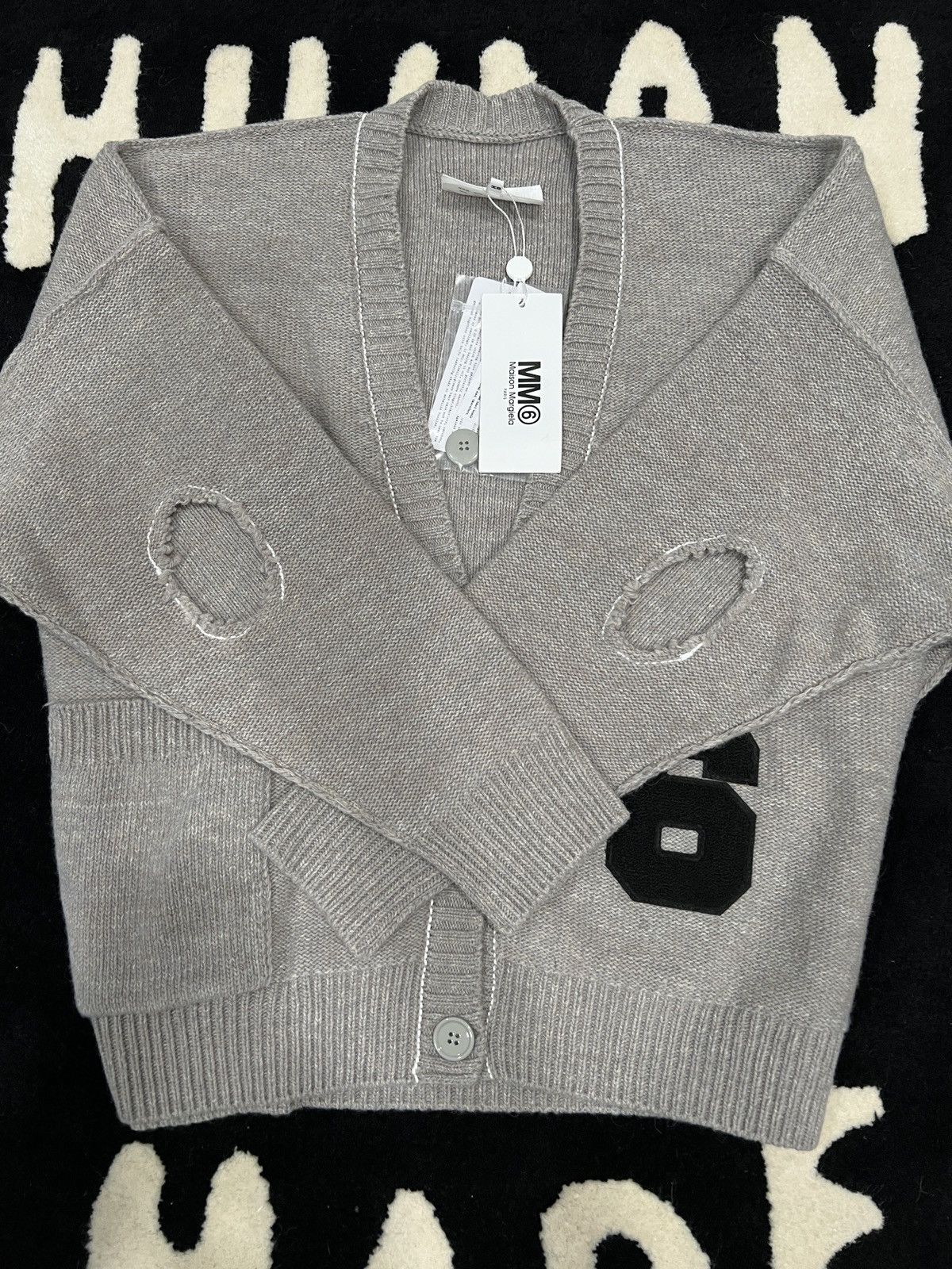 Designer × Maison Margiela Maison Margiela MM6 Knitted Cardigan Size US XS / EU 42 / 0 - 1 Thumbnail