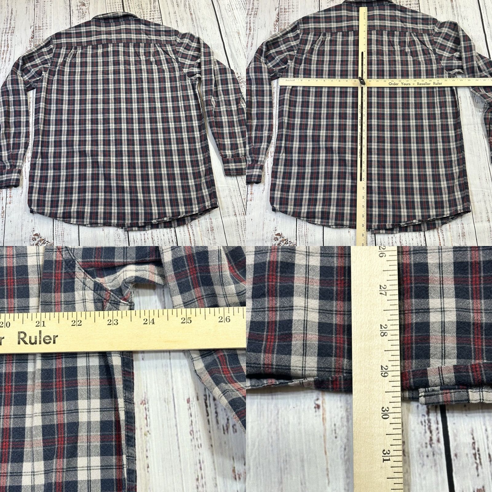 Carhartt Carhartt Plaid Relaxed Long Sleeve Button-Down Shirt Mens Large Black Cotton Workwear 2016 Size US L / EU 52-54 / 3 - 8 Thumbnail