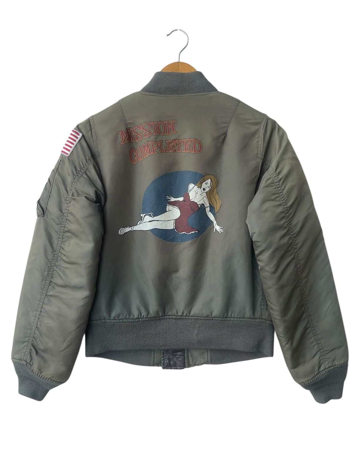 Avirex VINTAGE AVIREX LTD Mission Completed Bomber Jacket Size US S / EU 44-46 / 1 - 1 Thumbnail