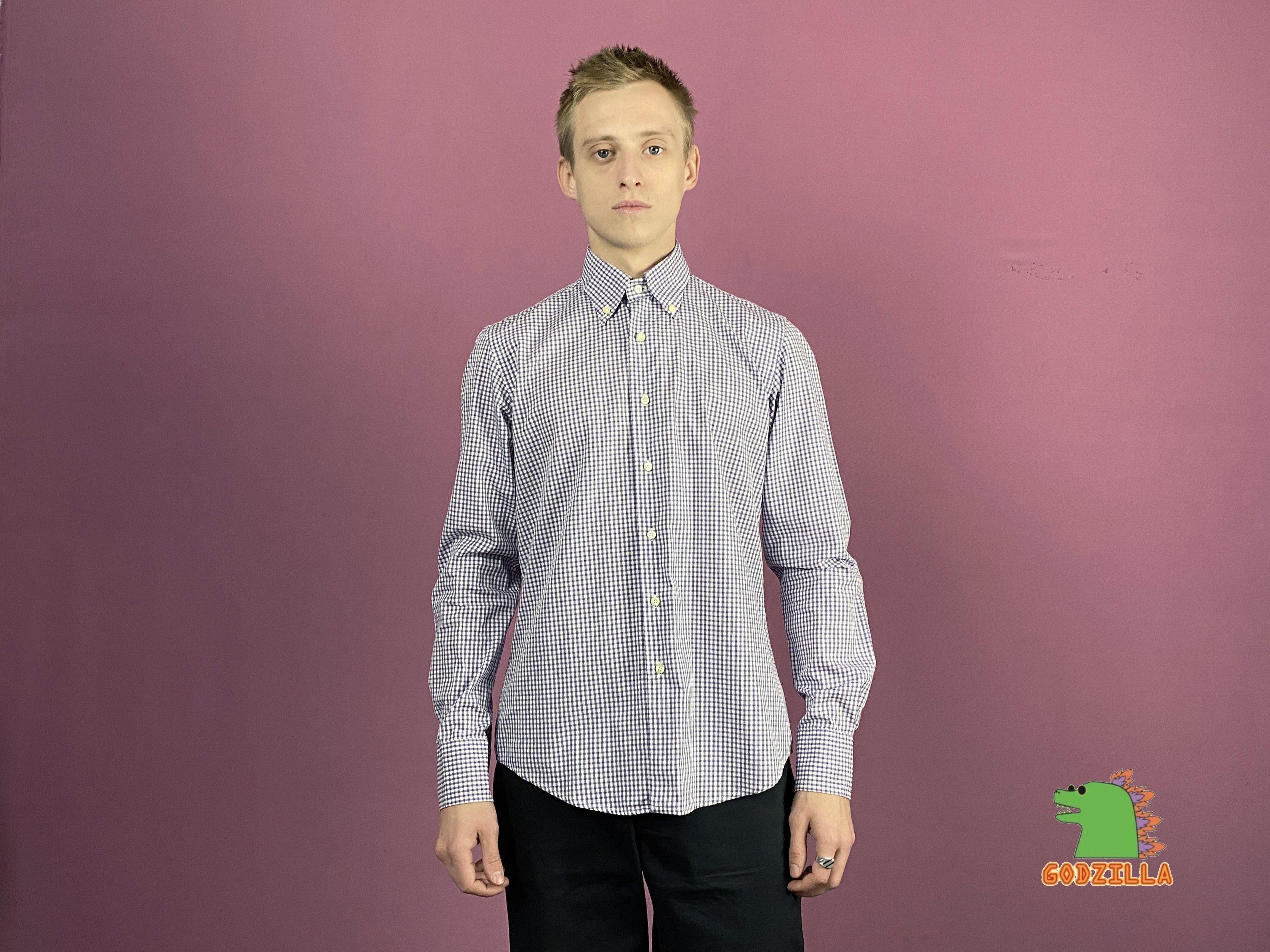 Balmain × Pierre Balmain Balmain Vintage Men's Check Shirt - M Size US M / EU 48-50 / 2 - 4 Thumbnail