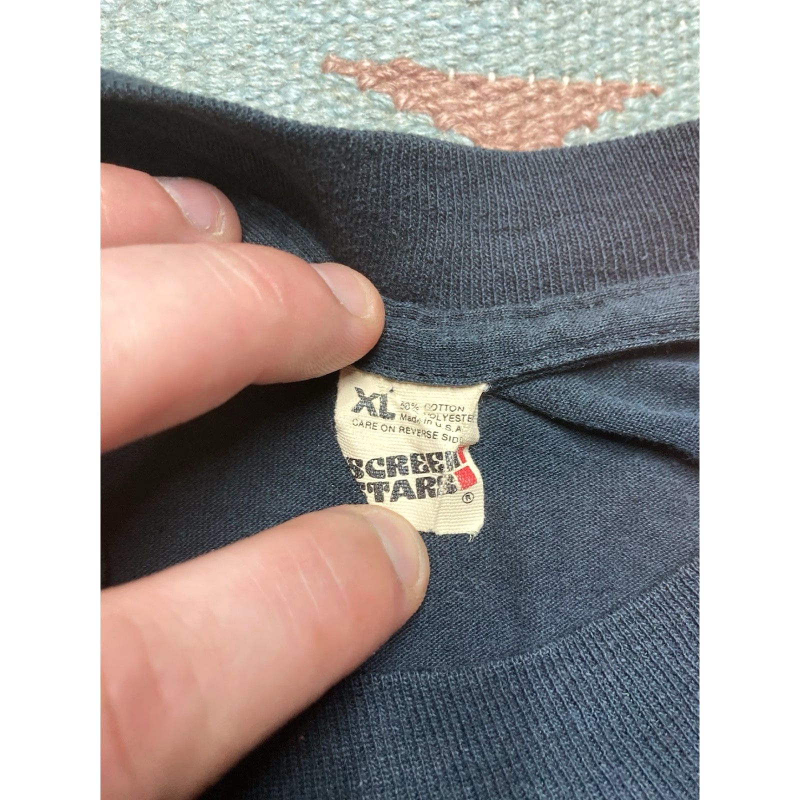 Vintage VINTAGE Screen Stars 80s T-Shirt Men XL Black the Full House Band Michigan Rock & Roll Size US XL / EU 56 / 4 - 4 Thumbnail