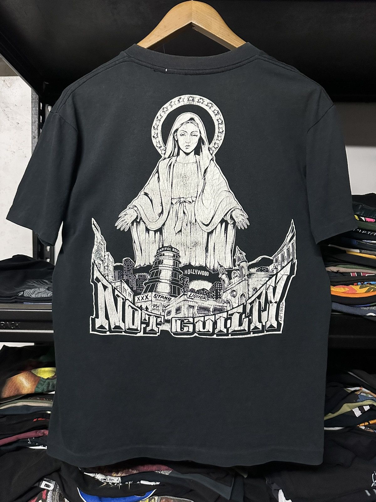 Vintage Vintage 90s NOT GUILTY Faded Tee Size US M / EU 48-50 / 2 - 1 Thumbnail