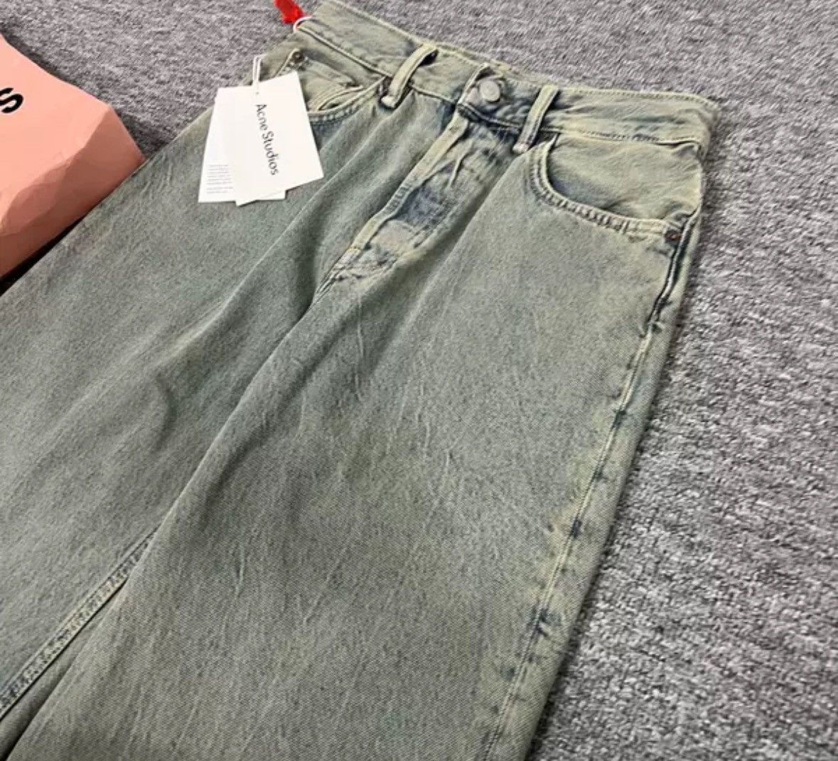 Acne Studios Acne studios Vintage wash to cropped jeans 2412-Nextarrow Size US 30 / EU 46 - 3 Thumbnail