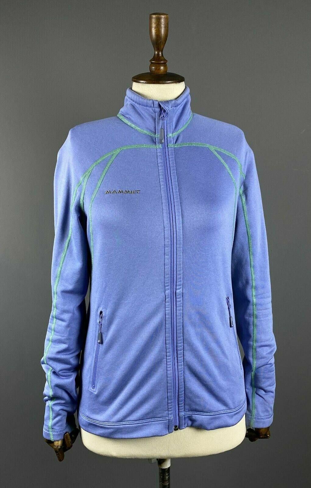 Mammut Mammut Swiss Design Blue High Neck Full Zip Sweater Size M Size M / US 6-8 / IT 42-44 - 1 Thumbnail