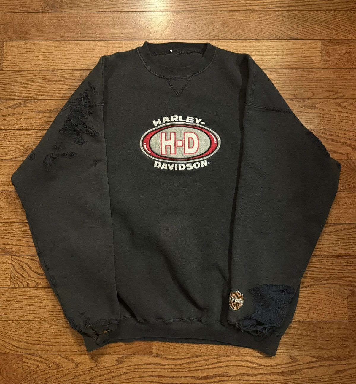 Harley Davidson Vintage Harley-Davidson Sweater Size US L / EU 52-54 / 3 - 2 Thumbnail
