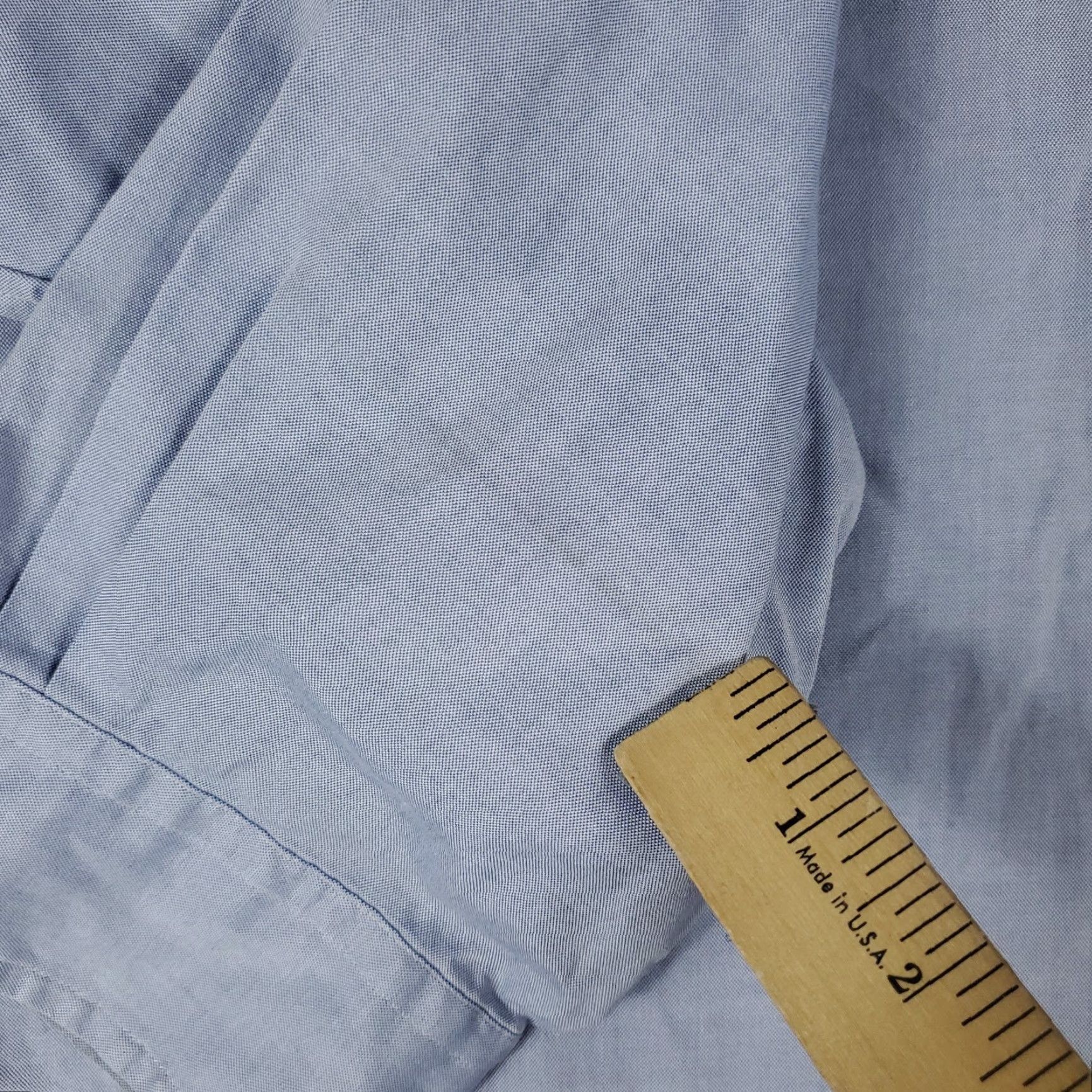 Ralph Lauren Ralph Lauren Shirt Mens 17.5 Blue Pony Dress Button Up Long Sleeve Dress Shirt Mens Regular Sleeve Long Blue Polo Shirt? Size 48R - 5 Thumbnail