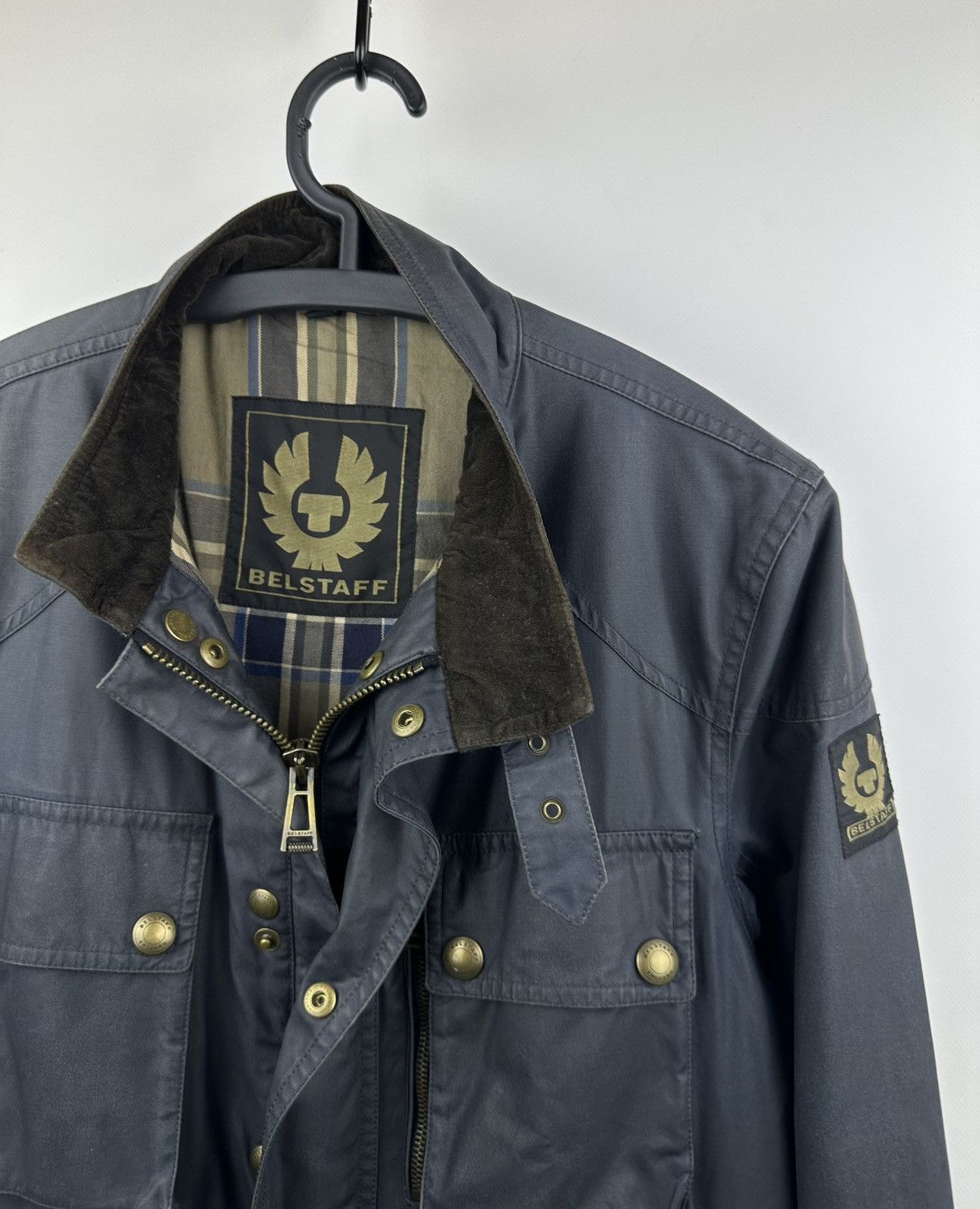 Belstaff BELSTAFF Fieldmaster Men's IT 48 Cotton Biker Field Jacket Size US M / EU 48-50 / 2 - 2 Thumbnail