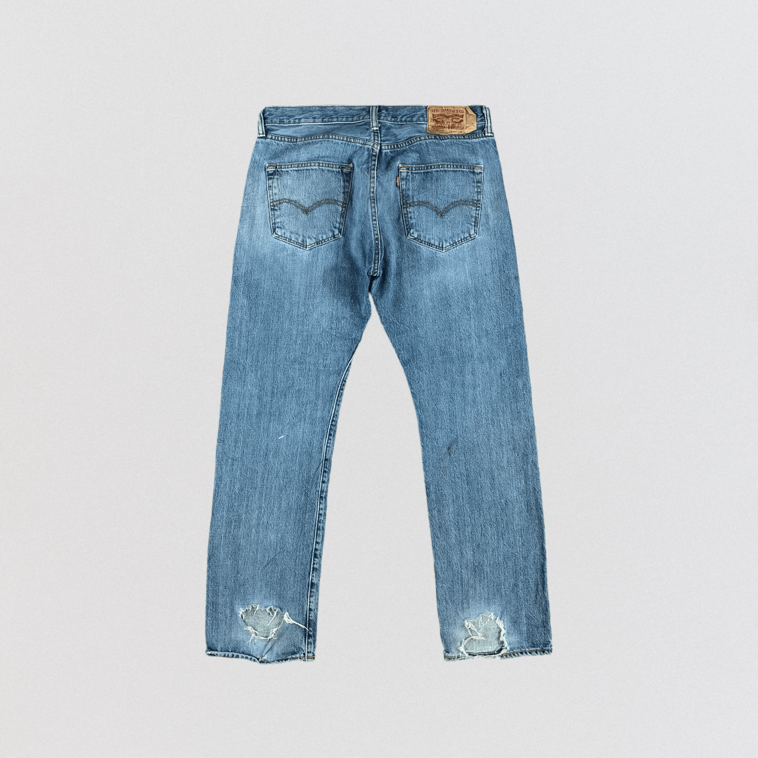Levi's × Vintage Vintage Blue Wash Levis 501 Jeans-JM2862 Size US 34 / EU 50 - 2 Thumbnail
