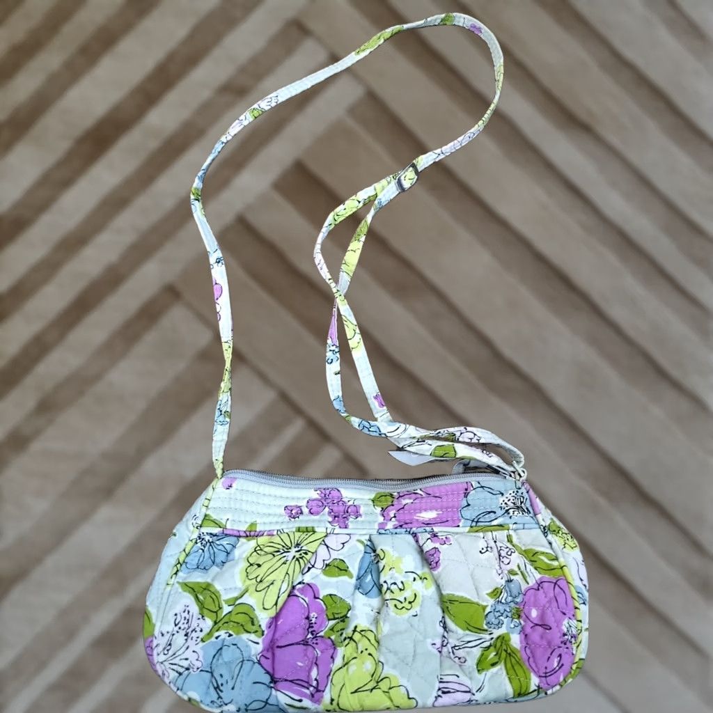 Vera Bradley Vera Bradley Shoulder Bag Small Women Multicolor Floral Pocketbook Watercolor Sofie Crossbody Flowers Crossbody Bag Ladies Small Size ONE SIZE - 1 Thumbnail