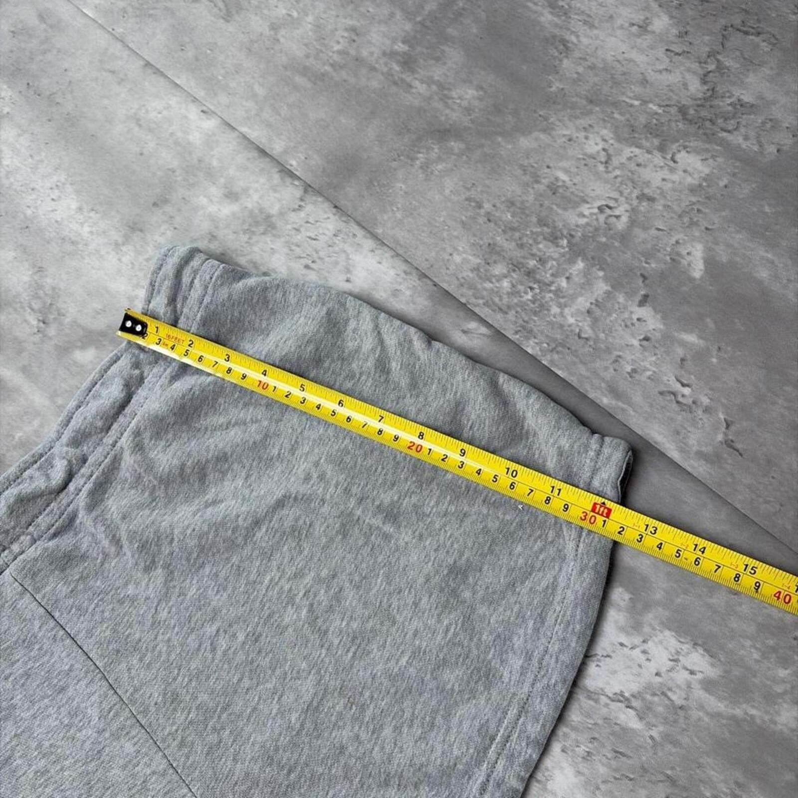 Nike Y2K Grey Nike Swoosh Mini Shorts Size 40" / US 18 - 7 Thumbnail