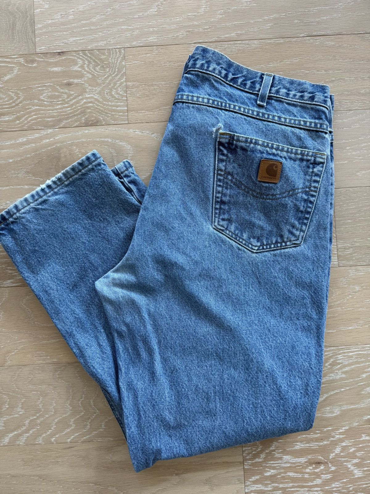 Carhartt Carhartt Traditional Fit Blue Jeans 40x30 Size US 40 / EU 56 - 12 Thumbnail