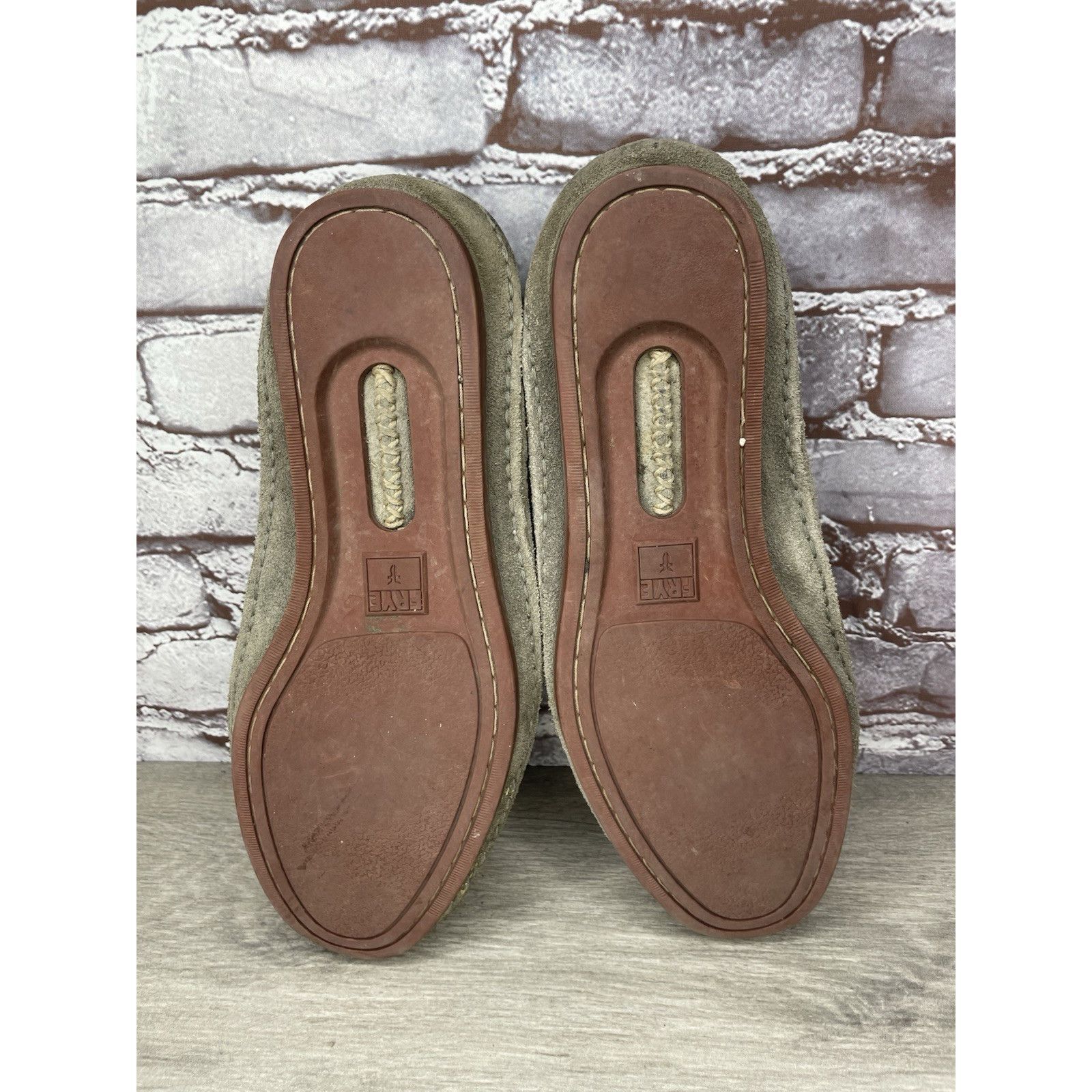 Frye FRYE Mason Tie Moc Camp Taupe Suede Leather Boat Shoes Men S Size US 12 / EU 45 - 6 Thumbnail