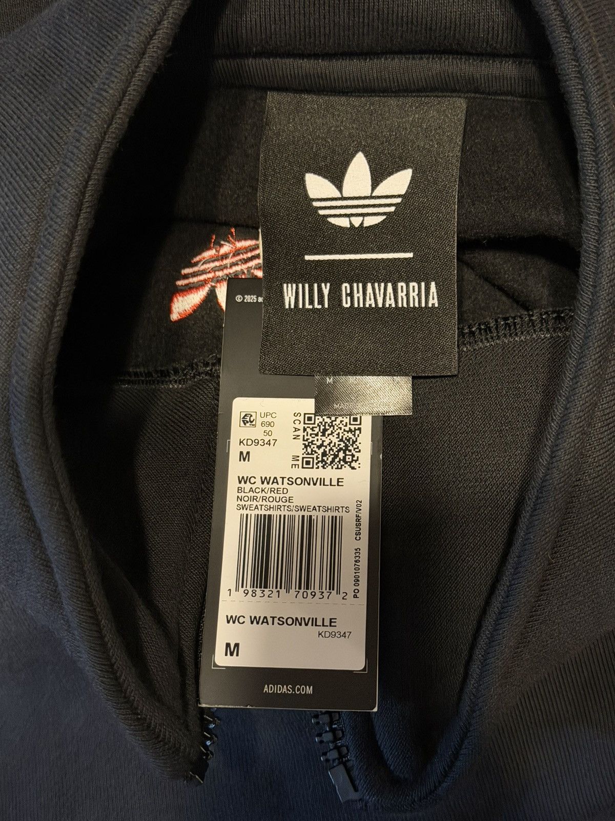 Adidas × Willy Chavarria ADIDAS X WILLY CHAVARRIA WATSONVILLE MOCKNECK Size US M / EU 48-50 / 2 - 3 Thumbnail