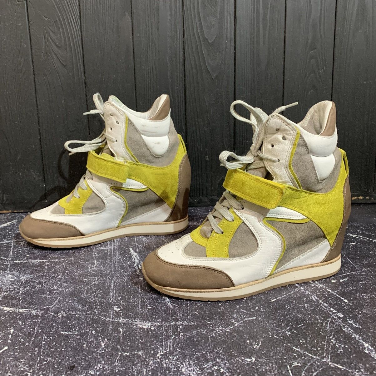 Genuine Leather OXMOX Women’s Leather Platform shoes 36 Isabel Marant Style Size US 6 / IT 36 - 3 Thumbnail