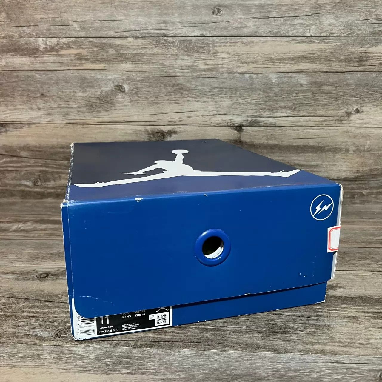 Nike Air Jordan 3 x Fragment Lightning Black/White 45 Size US 12 / EU 45 - 9 Thumbnail