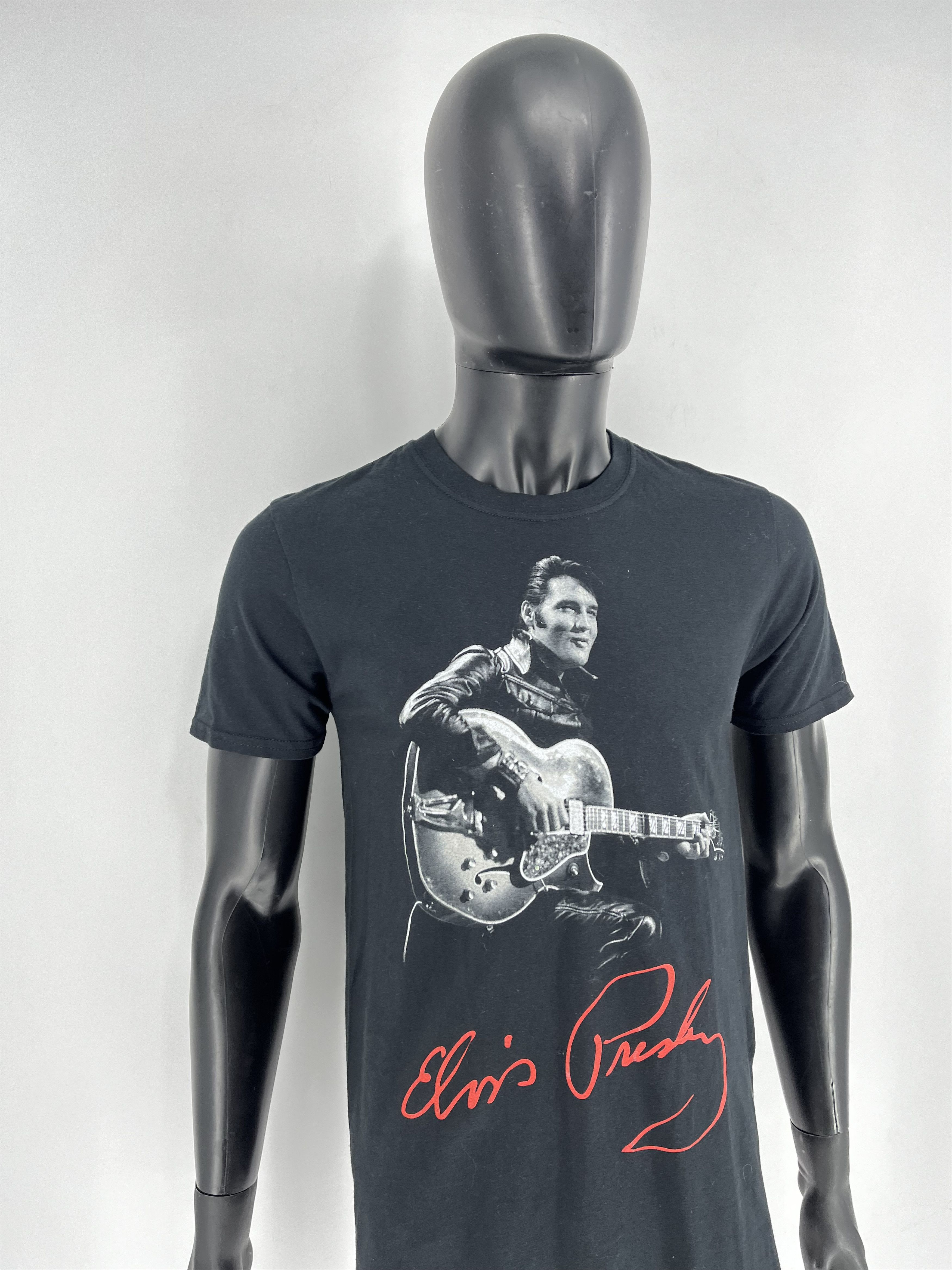 Band Tees Gildan Black Elvis Presley Shirt Mens Size XL Size US M / EU 48-50 / 2 - 3 Thumbnail