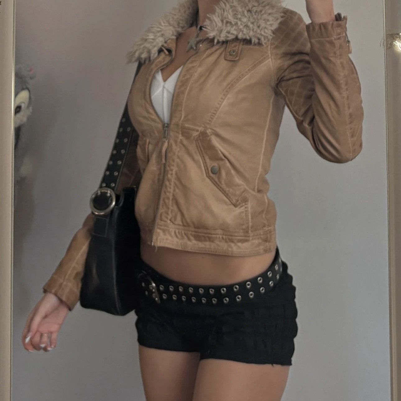 Japanese Brand Vintage Y2K Motorcycle Fur Collar Avantgarde Jacket Size US M / EU 48-50 / 2 - 7 Thumbnail