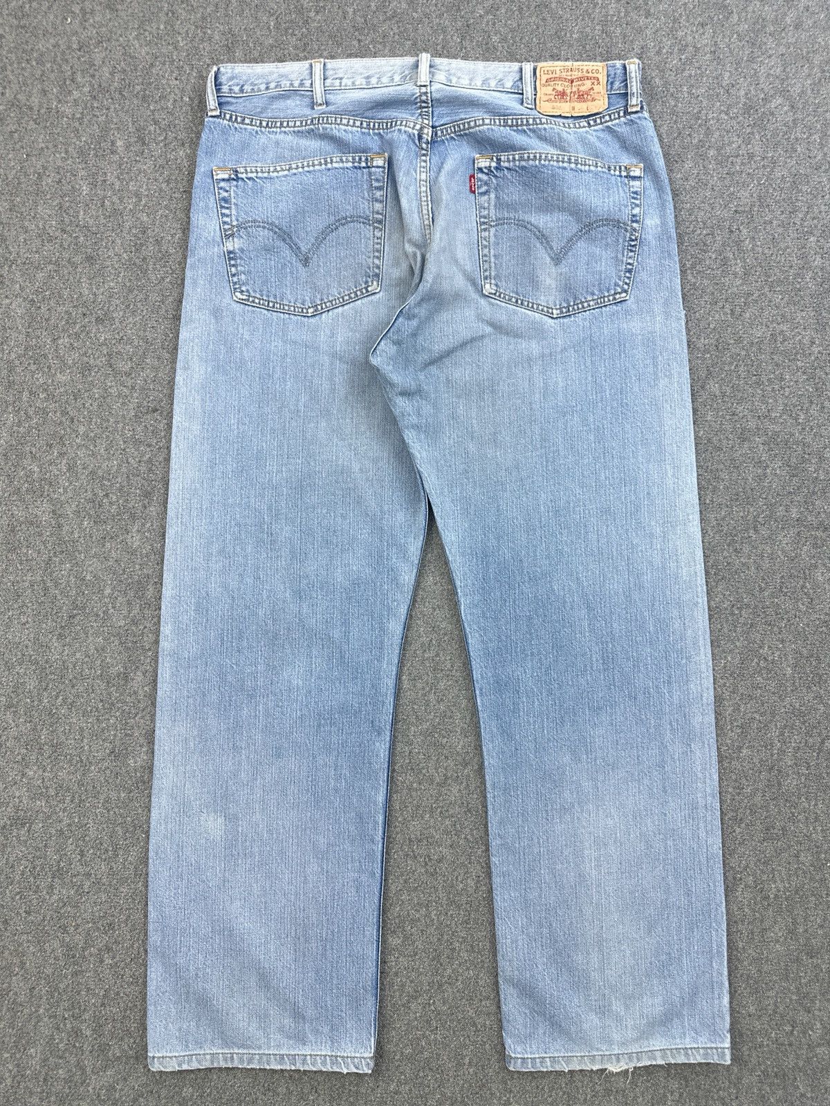Levi's Vintage Levis 501 Faded Blue Jeans S0003 Size US 37 - 3 Thumbnail