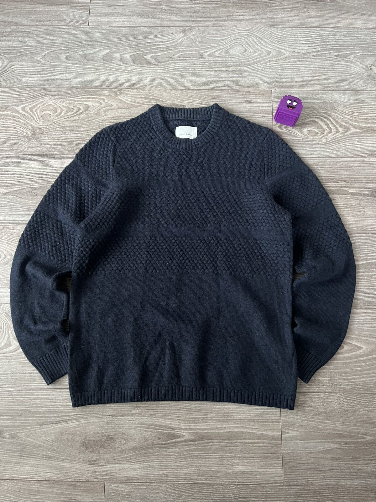 Samsoe Samsoe ‼️SAMSOE SAMSOE Dark Sapp LANA WOOL OLD MONEY STYLE SWEATER‼️ Size US XL / EU 56 / 4 - 1 Thumbnail