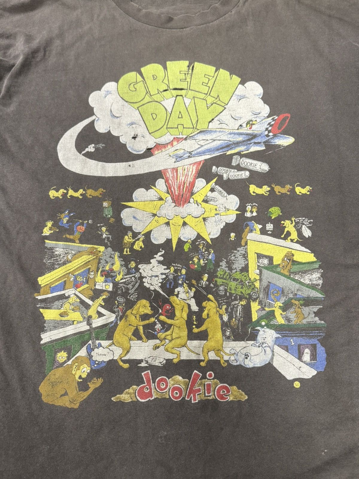 Vintage Vintage Green Day Dookie Tour T shirt XXL Size US XXL / EU 58 / 5 - 4 Thumbnail