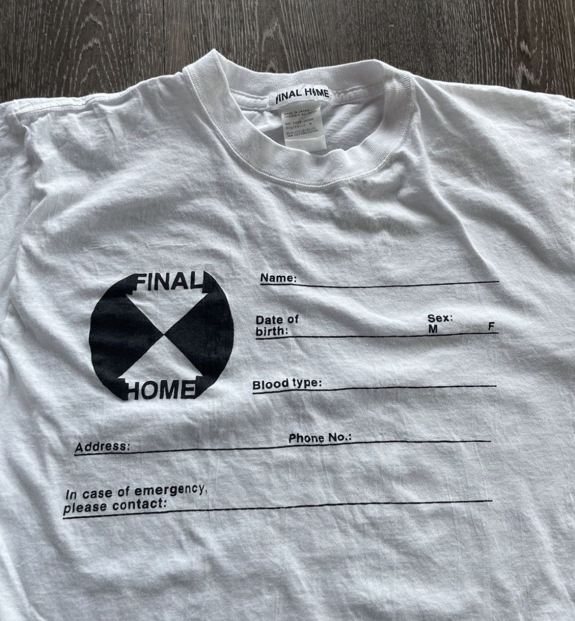 Final Home Final Home Survival Label Tee Shirt Size US M / EU 48-50 / 2 - 2 Thumbnail