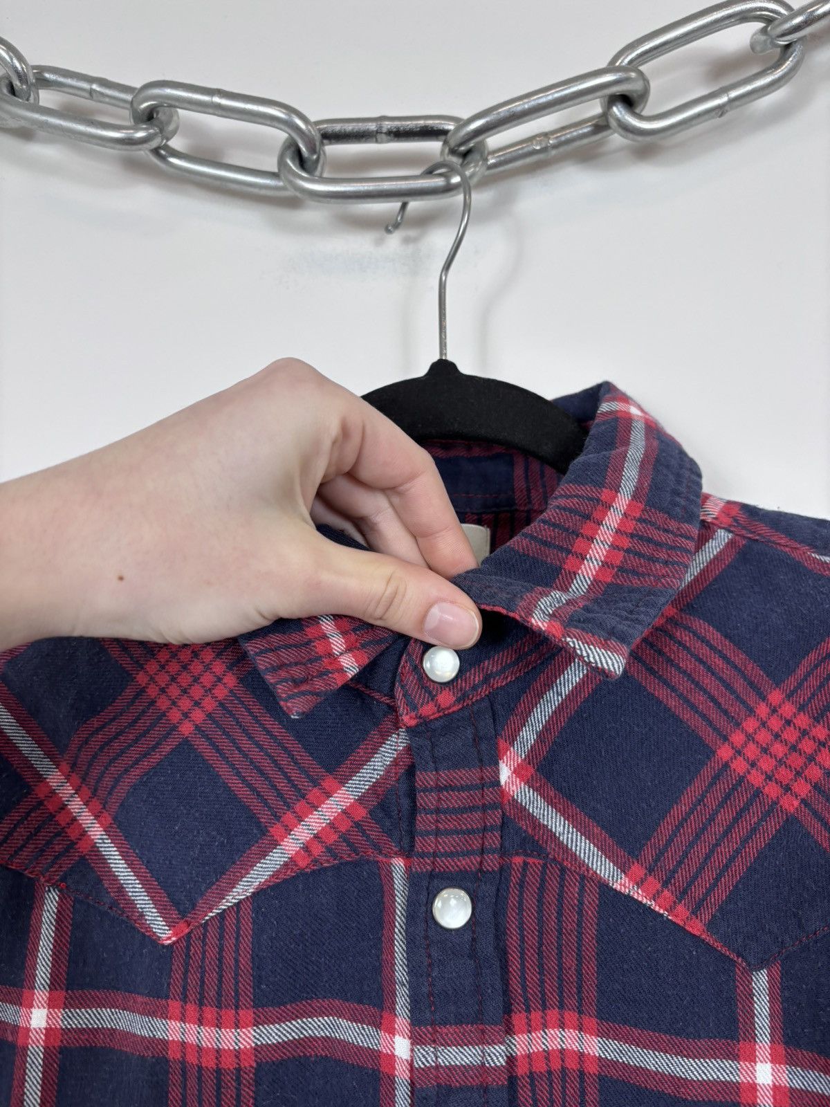 Acne Studios Acne Studios Western AW10 Men’s Pop Classics Flannel Shirt Size US M / EU 48-50 / 2 - 5 Thumbnail