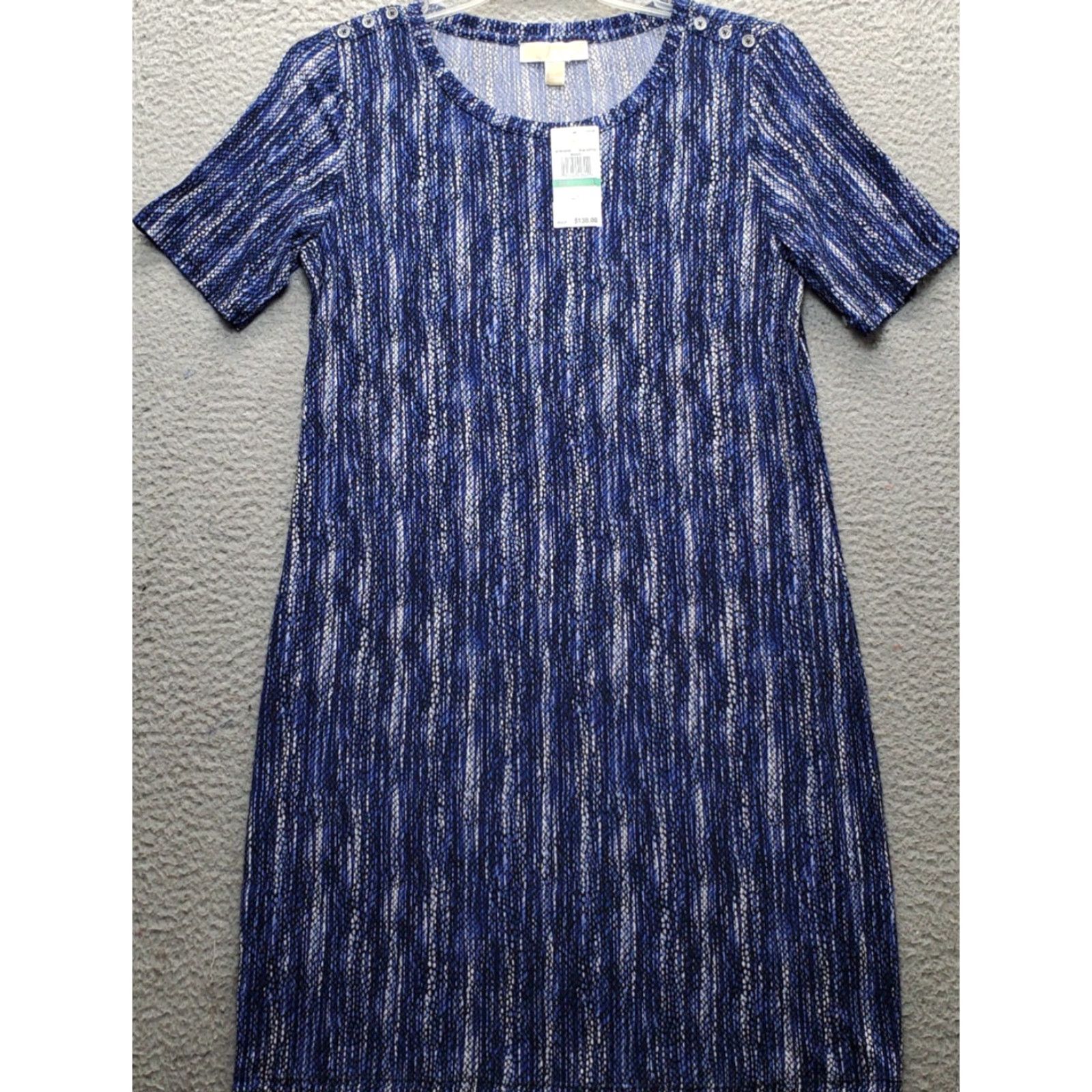 Michael Kors Michael Kors Shift Dress Womens Size L Multicolor Animal Print Short Sleeve Pullover Size L / US 10 / IT 46 - 2 Thumbnail