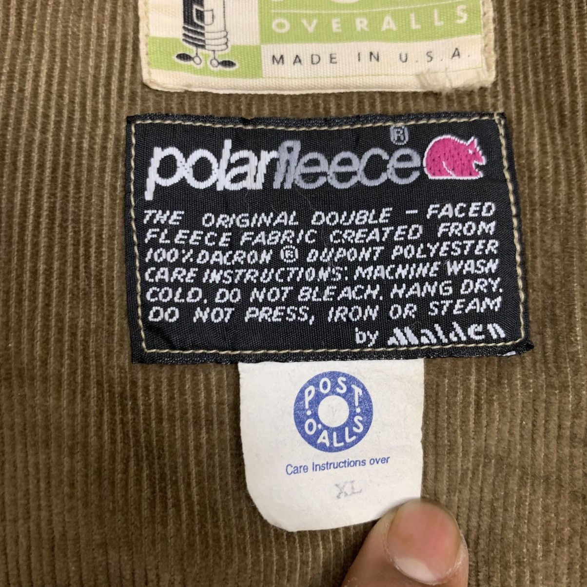 Bape Vintage Bathing Ape Corduroy Jacket Polarfleece Size US XL / EU 56 / 4 - 22 Thumbnail