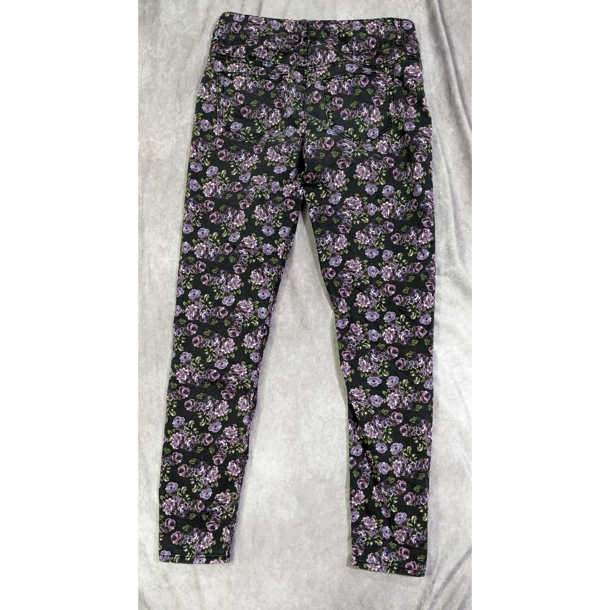 Other Vintage Rose Print Super Skinny Jeans by Blackheart Size 30" / US 8 / IT 44 - 6 Thumbnail