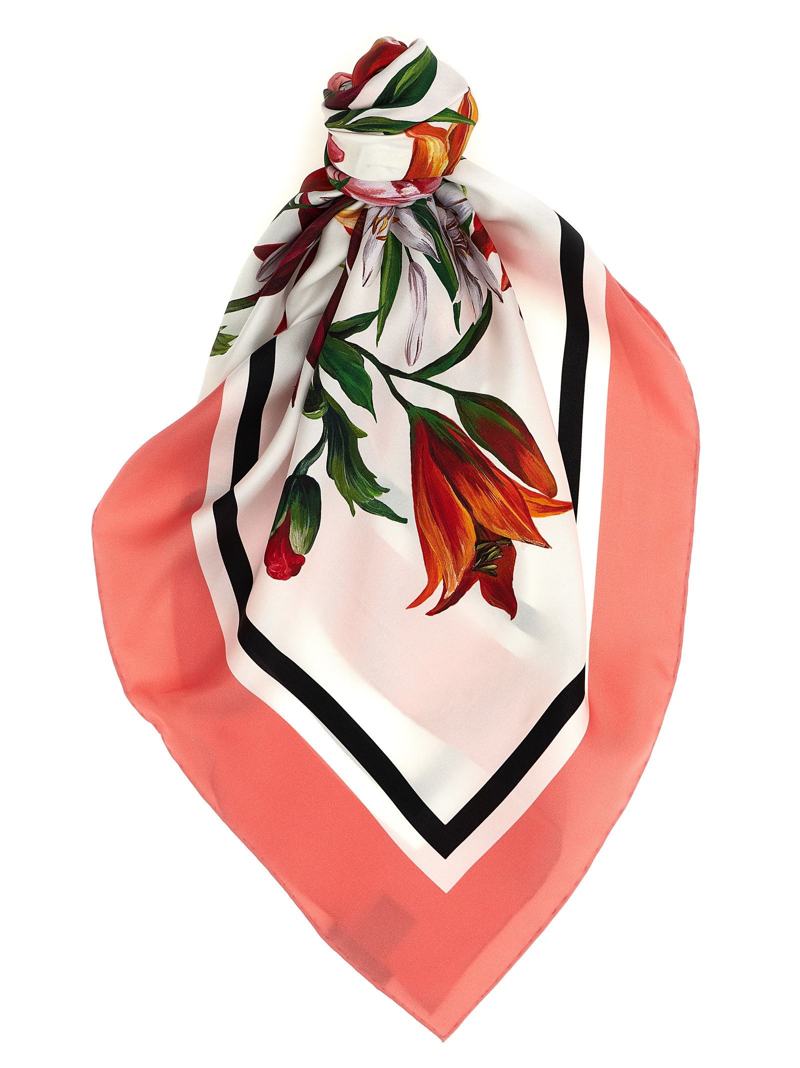 Dolce & Gabbana Floral Print Scarf Size ONE SIZE - 1 Thumbnail