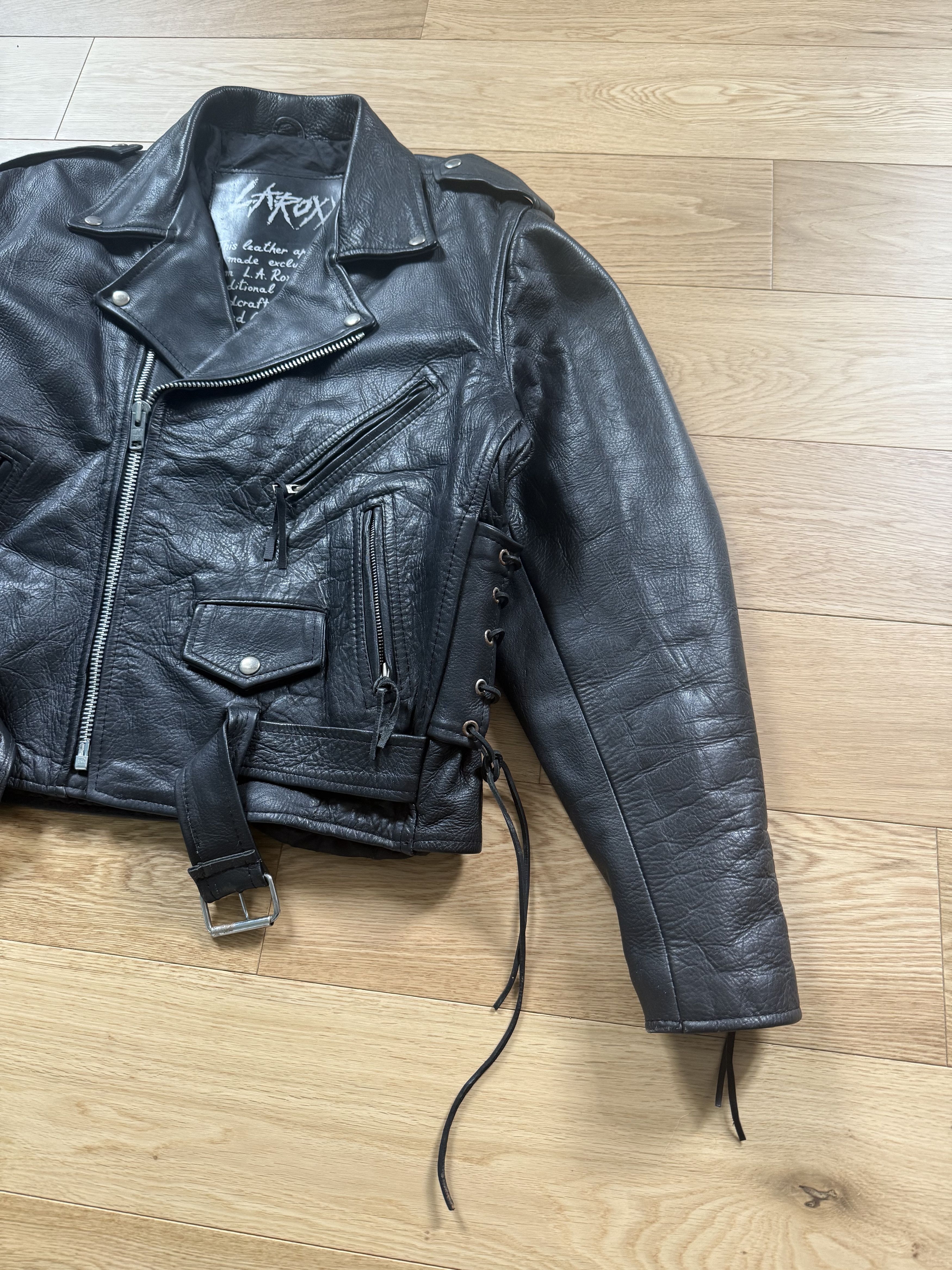L.A. Roxx LA Roxx x Madonna 92 Leather Perfecto Jacket 80s 90s Vintage Size US L / EU 52-54 / 3 - 6 Thumbnail