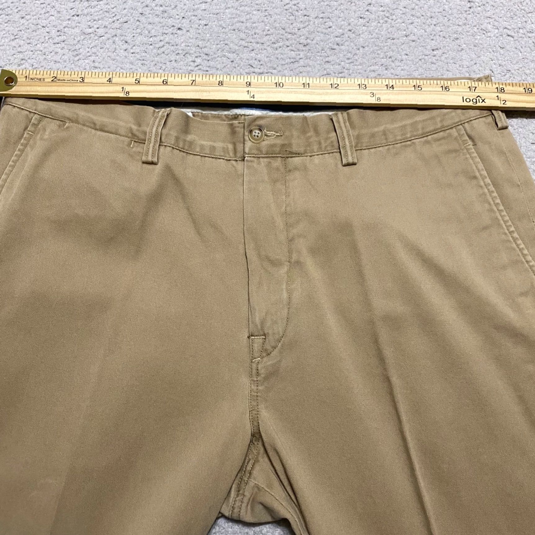 Polo Ralph Lauren Polo Ralph Lauren Pants Mens 36x34 Beige Chino 100% Cotton Straight Mid Rise Size US M / EU 48-50 / 2 - 7 Thumbnail