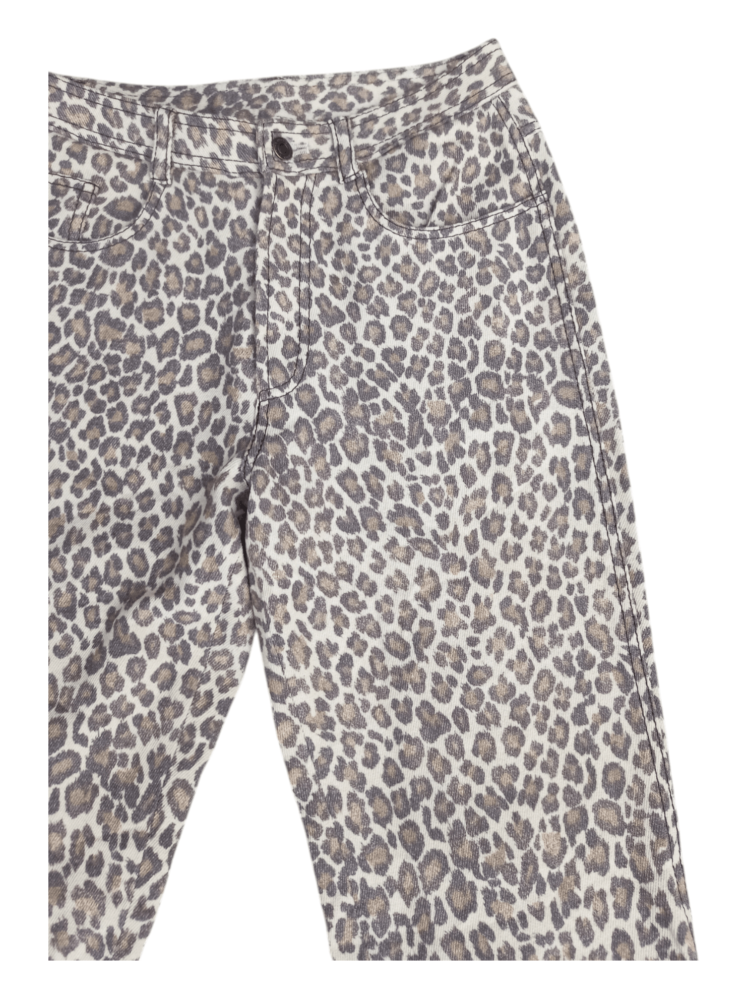 Japanese Brand GK Leopard Design Lace Up Flare Pants Size 24" / US 00 / IT 34 - 5 Thumbnail