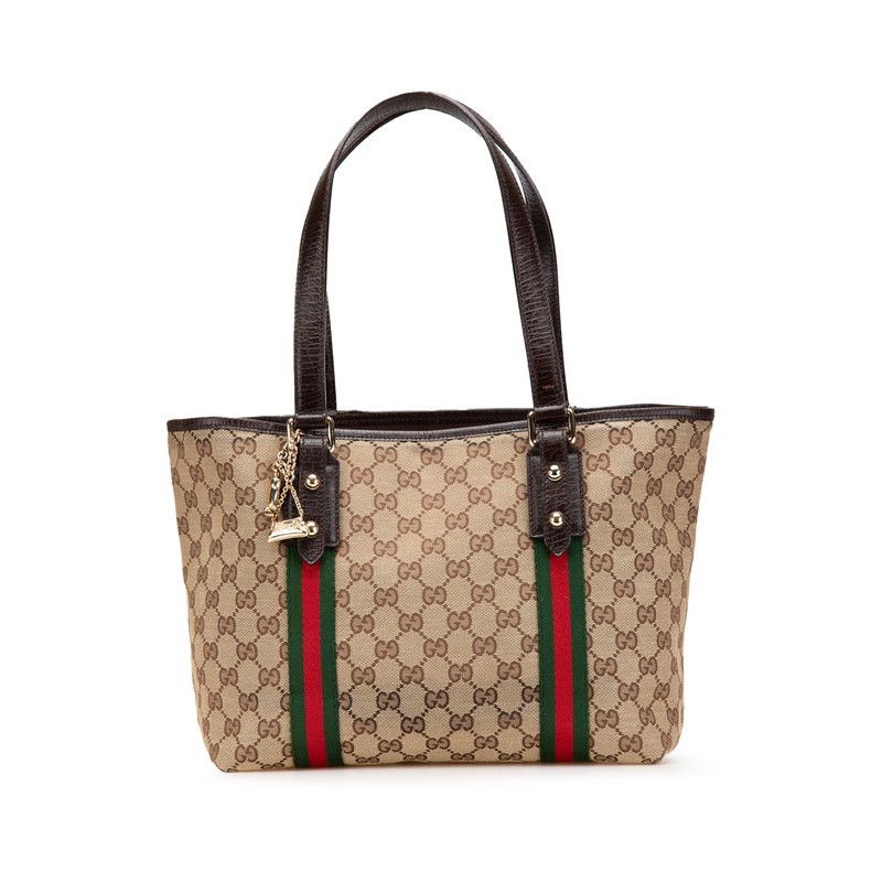 Gucci Gucci GG Canvas Tote Bag Canvas Tote Bag 137396 in Beige, Women's