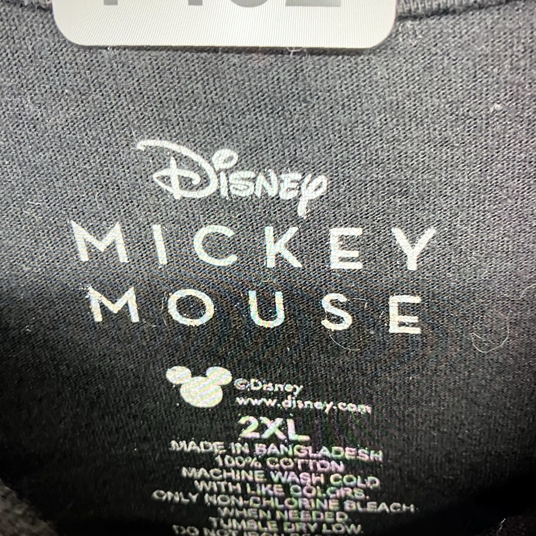 Disney VINTAGE Disney Mickey Mouse Halloween T-Shirt Men 2XL Cotton Short Sleeve Black Orange Graphic Retro Size US XXL / EU 58 / 5 - 3 Thumbnail