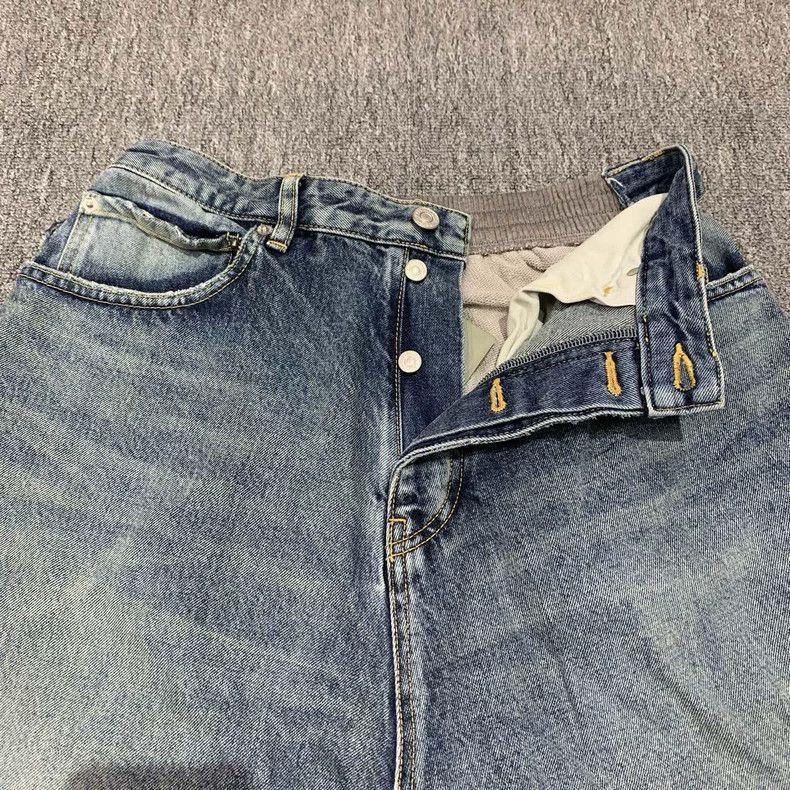 Balenciaga Balenciaga size S Blue denim sweatpants with denim pants Size US 27 - 8 Thumbnail