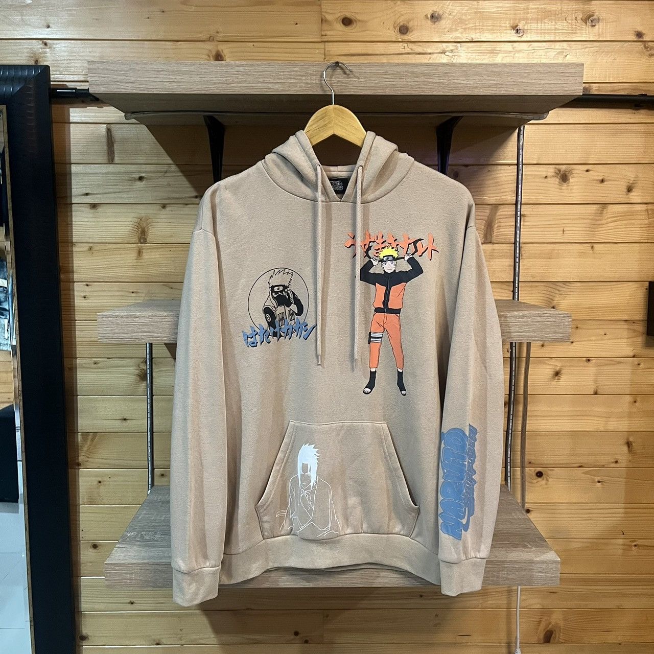 Japanese Brand naruto shippuden hoodie beige Size US M / EU 48-50 / 2 - 1 Thumbnail